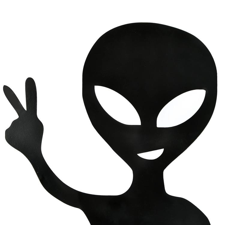 National Tree 38in. Halloween Alien Garden Stake