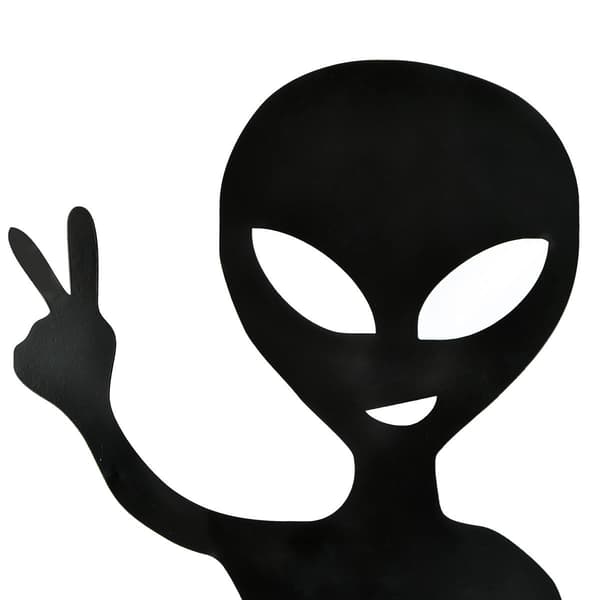 National Tree 38in. Halloween Alien Garden Stake