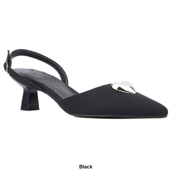 Womens Olivia Miller Mystic Slingback Kitten Heels
