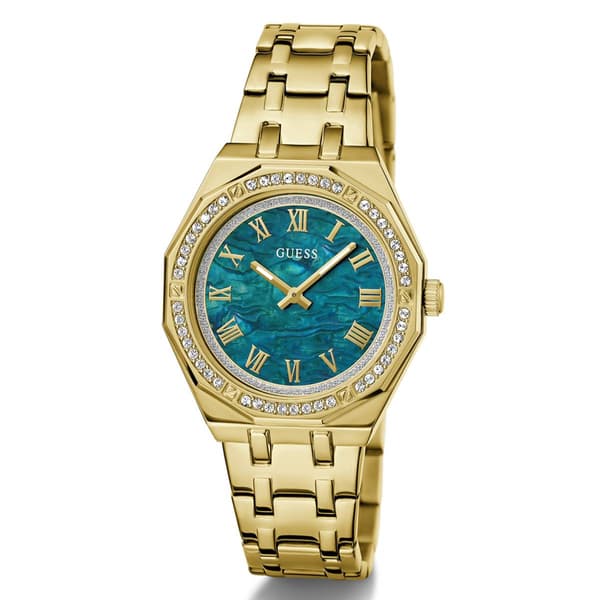 Womens GUESS Gold-Tone Analog Watch - GW0770L2
