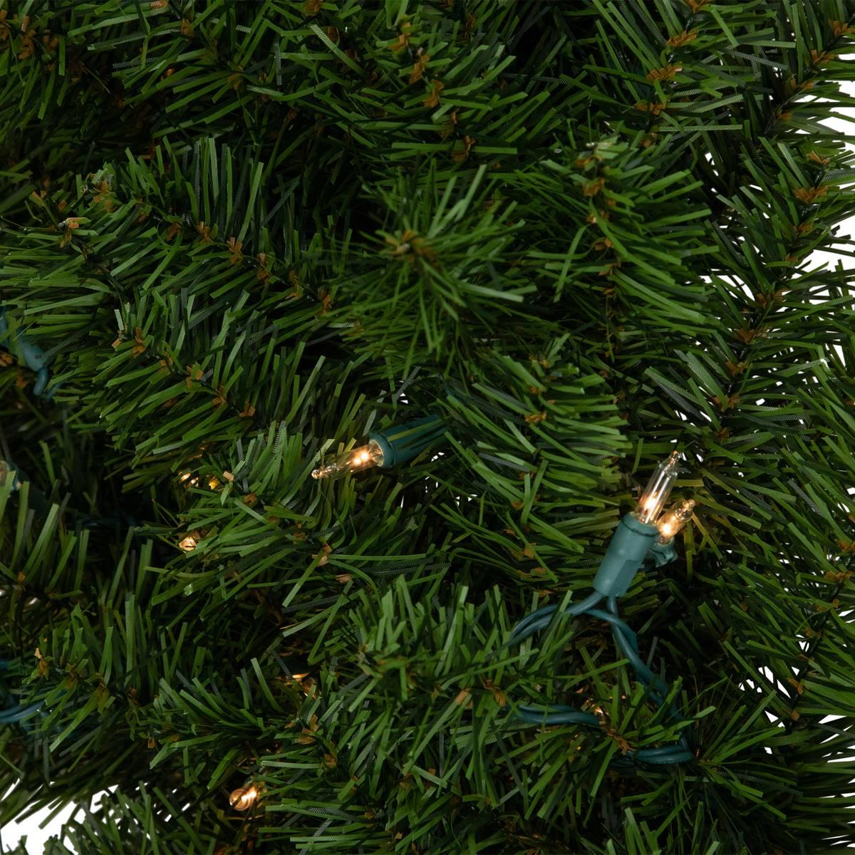 Northlight 36in Pre-Lit Canadian Pine Artificial Christmas Wreath