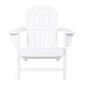 9th & Pike&#40;R&#41; White Resin Traditional Outdoor Adirondack Chair - image 1