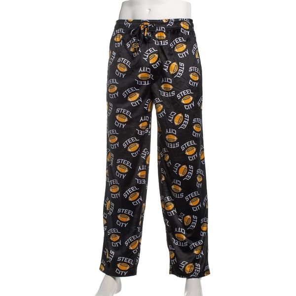 Mens Tailgate Pittsburgh Football Steel City Pajama Pants - image 