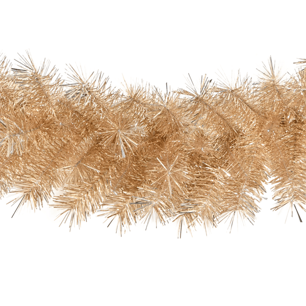 Puleo International 9ft. Rose Gold Round Valley Pine Garland