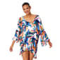 Womens Anne Cole Riviera Floral Flounce Swim Cover Up - image 1