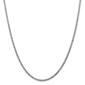 Gold Classics&#8482; 2.5mm. White Gold Semi Solid Curb Anklet - image 2