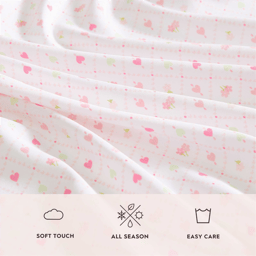 Laura Ashley® Kids Heart Geo Ditsy Sheet Set