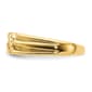 Mens Gentlemens Classics™ 14kt. Gold White Rhodium Accent Ring - image 3