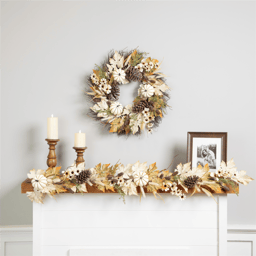 Northlight 5ft. Pumpkin & Pinecone Fall Harvest Garland