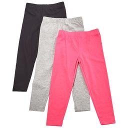 Girls (4-6x) Star Ride(R) 3pk. Solid Leggings
