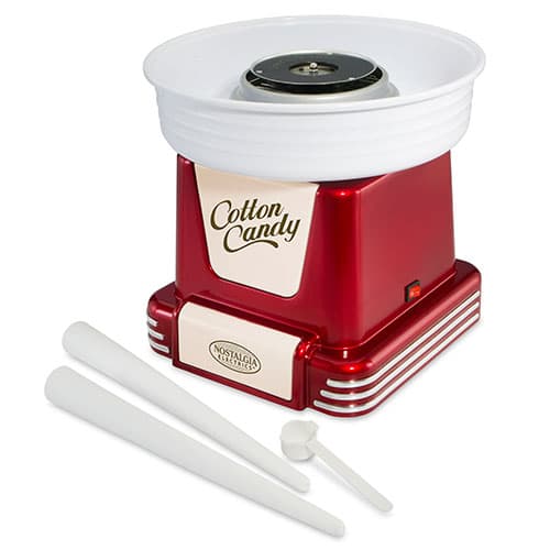 Nostalgia&#40;tm&#41; Retro Series Cotton Candy Maker - Red - image 