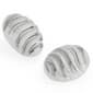 Steve Madden Vintage Silver Textured Stud Earrings - image 2