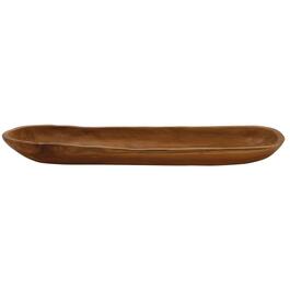 9th & Pike&#40;R&#41; Small Brown Rectangular Wooden Dish Tray