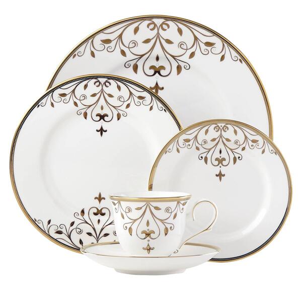 Lenox&#40;R&#41; Opal Innocence Scroll Gold&#40;tm&#41; 5pc. Place Setting Set - image 