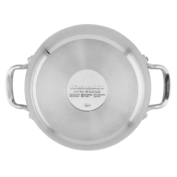 KitchenAid&#174; Stainless Steel 3-Ply Base 4qt. Casserole