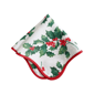 Threadmade Vintage Holly Scallop Border Napkins - Set of 4 - image 2