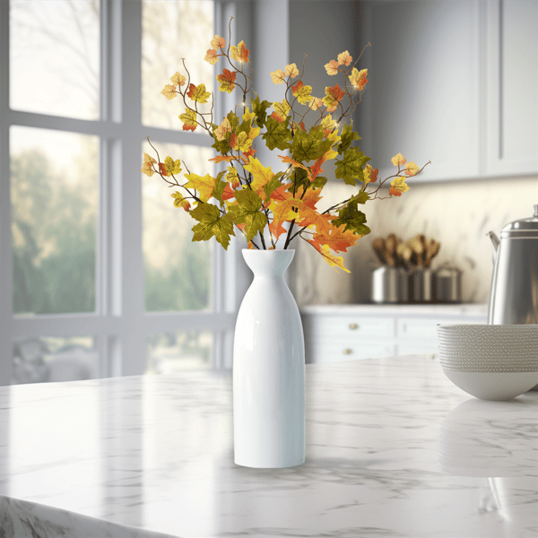 Northlight 30in. Lighted Maple Leaves Fall Harvest Spray Branch