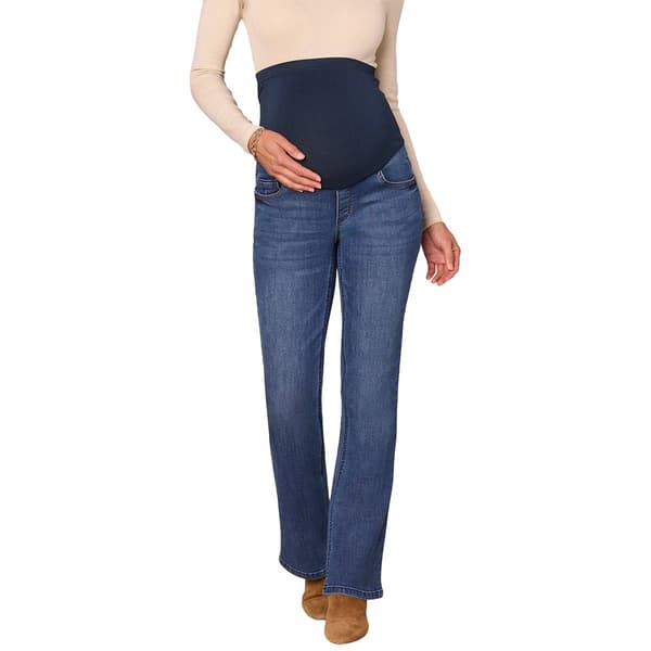 Womens Democracy "Ab"solution® Blue Maternity Itty Bitty Jeans