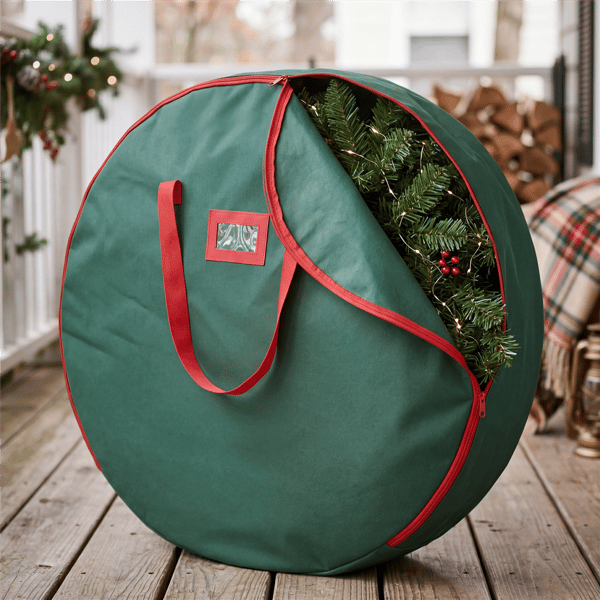 Puleo International 36in. Christmas Artificial Wreath Storage Bag