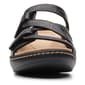 Womens Clarks® Collections Merliah Karli Metallic Strappy Sandals - image 3