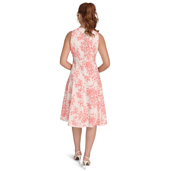 Womens Tommy Hilfiger Sleeveless V-Neck Floral A-Line Dress