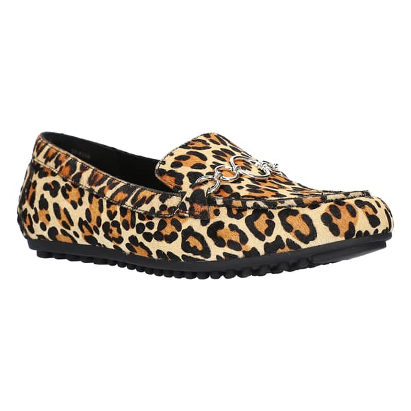 Womens Bella Vita Elizabeth Ornamented Leopard Comfort Loafers - image 