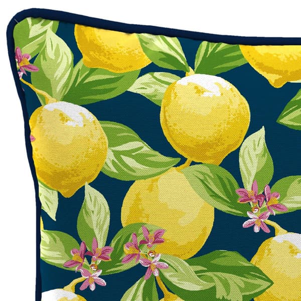 Jordan Manufacturing Lemons Outdoor Throw Pillow