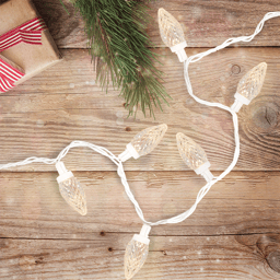 Northlight 41ft. Faceted Warm White LED C9 Christmas Lights