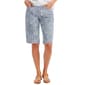 Womens Briggs Abstract Split Hem Bermuda Shorts - image 1