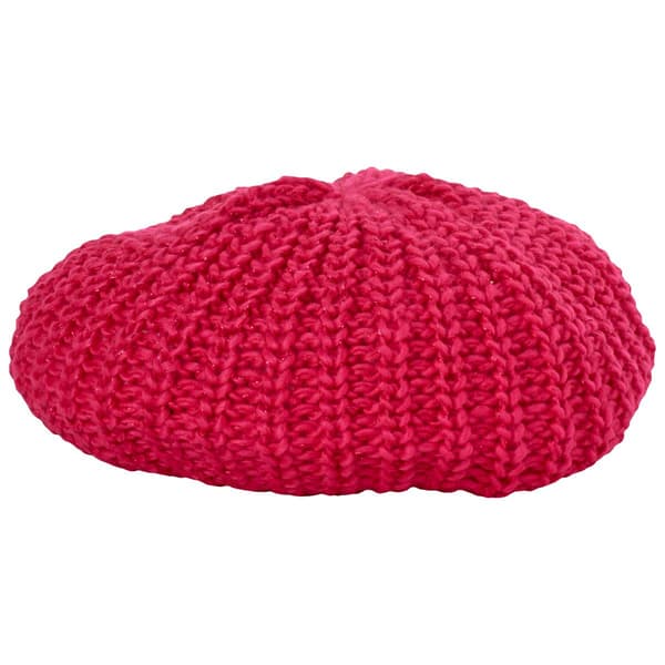 Womens Steve Madden Lurex Knit Beret - image 