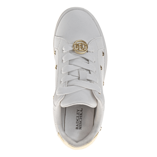 Little Girls Badgley Mischka® Heart-Studded Fashion Sneakers