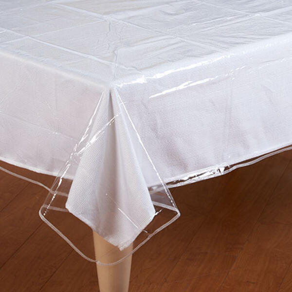 Clear Vinyl Table Protector - image 