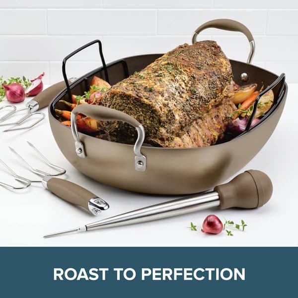 Anolon&#174; Advanced Home Nonstick Roaster Set