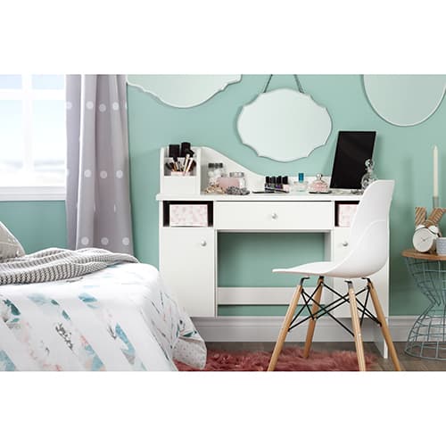 South Shore Vito Makeup Desk with Drawer