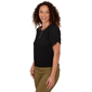 Womens Emaline La Vita Costiera Short Tulip Sleeve Solid Blouse - image 3