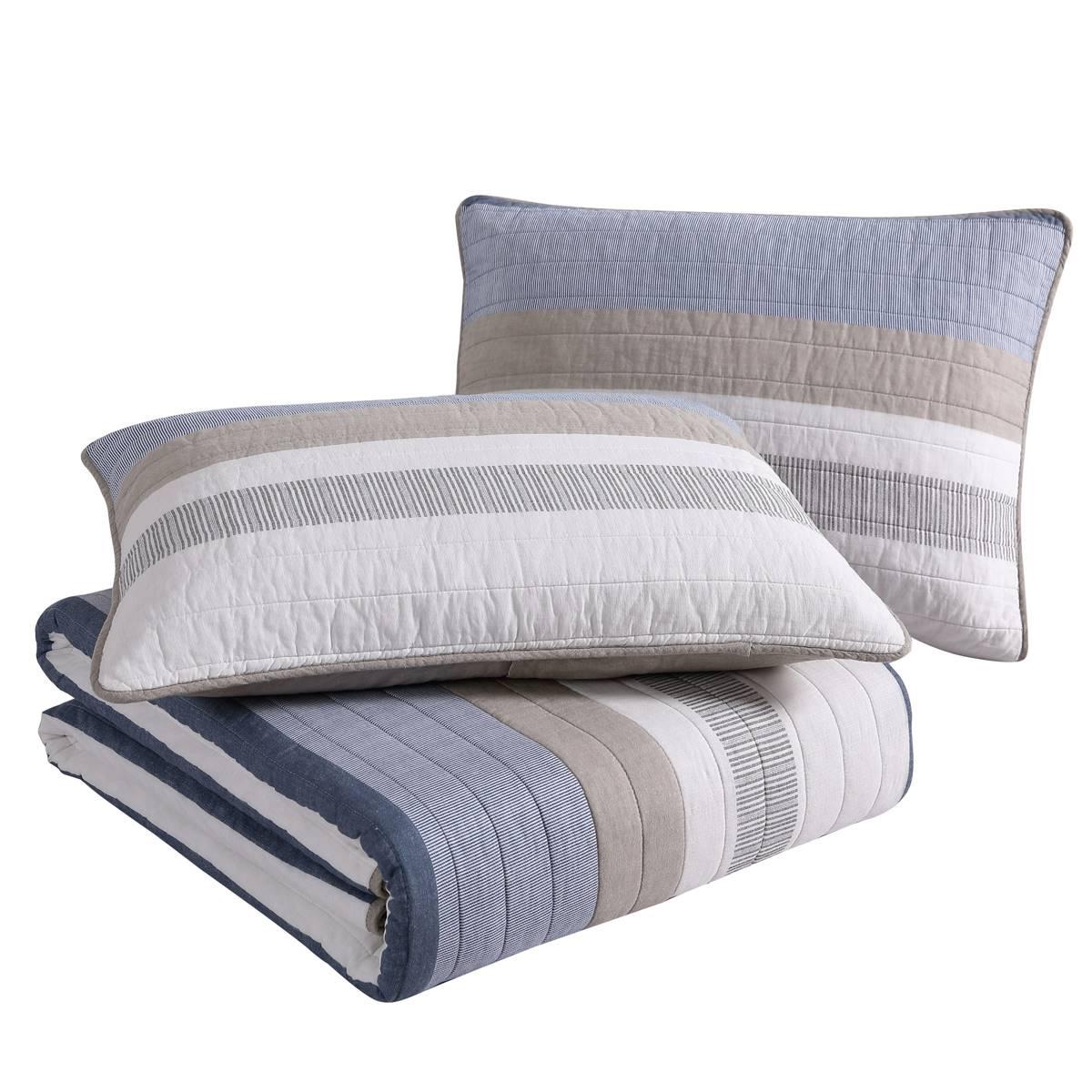 Nautica Galewood 136 Thread Count Reversible Quilt Set