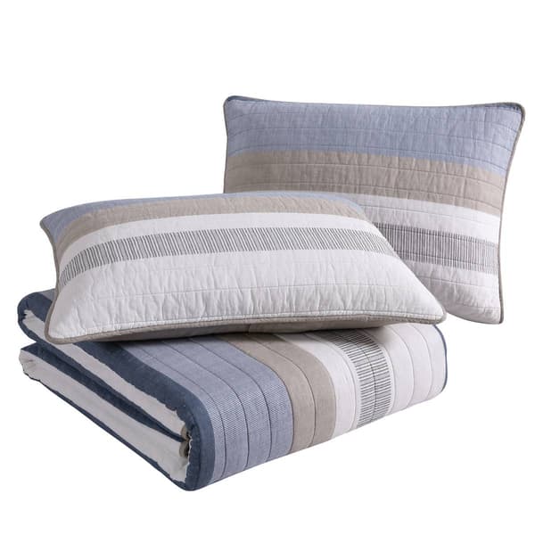 Nautica Galewood 136 Thread Count Reversible Quilt Set