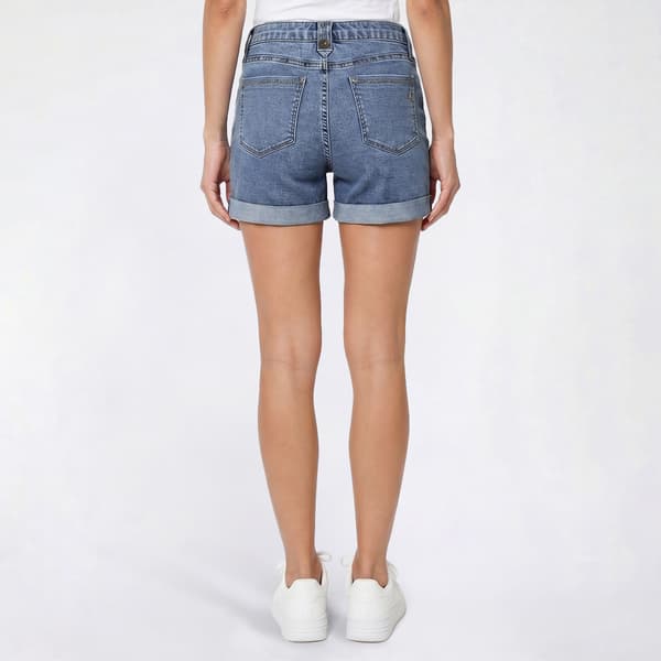 Womens Nautica Jeans Rolled Cuff Hem Denim Shorts