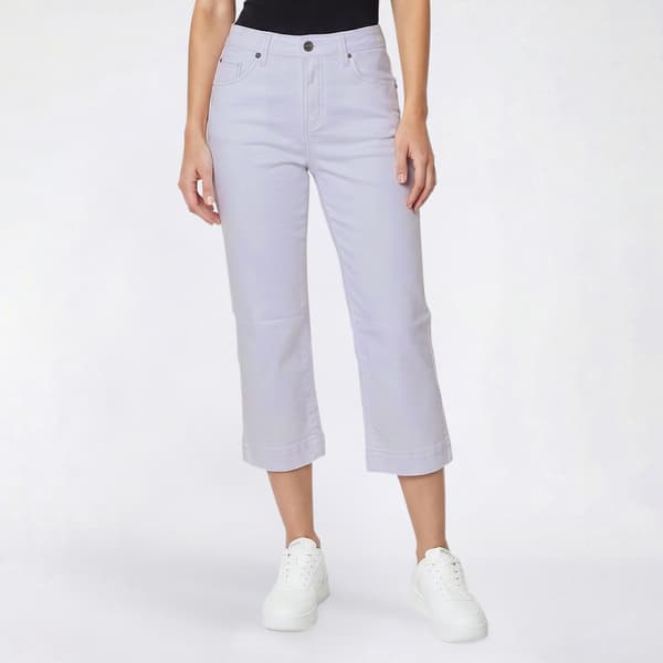 Womens Bleu Denim Five Pocket Denim Capris - image 