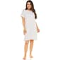 Womens Pink Laundry Short Sleeve V-Neck Lace Floral Nightshirt - image 1