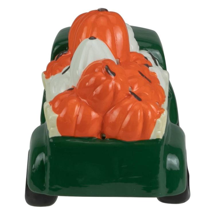 Northlight Seasonal 9.5in. LED Green Ceramic Truck Décor