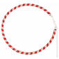 Green/Red & Silver Crystal Ball Necklace - image 3