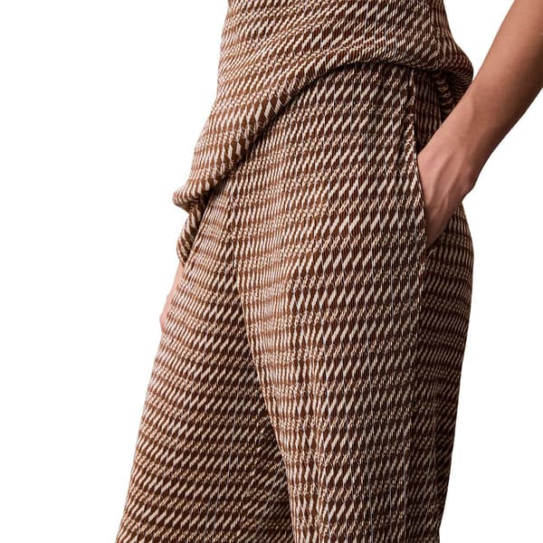 Womens Calvin Klein Pull On Ladder Casual Pants