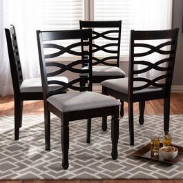 Baxton Studio Lanier Wood Dining Chairs - Set of 4