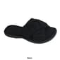 Womens Gold Toe Rouched X-Slide Slippers - image 4