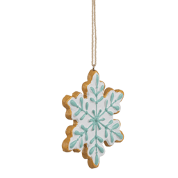 Northlight Frosted Snowflake Cookie Christmas Ornament