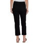 Womens Ruby Rd. Key Items Jet Black Cropped Girlfriend Jeans - image 2