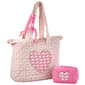Madden Girl 2pc. Quilted Tote with Pouch - image 2