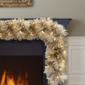 Puleo International 9ft. Pre-Lit Tan Garland - image 2
