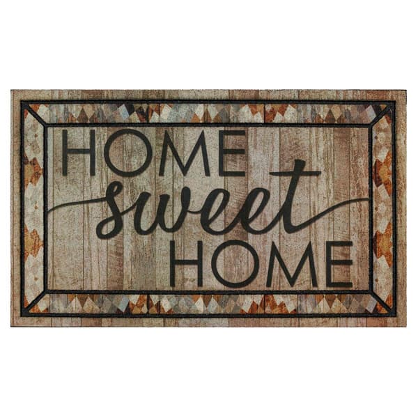 Mohawk Home Rustic Home Sweet Home Rectangle Doormat - image 